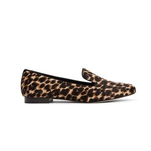 M GEMI | Leopard Pony Hair Petalo Loafer Shoe 36.5